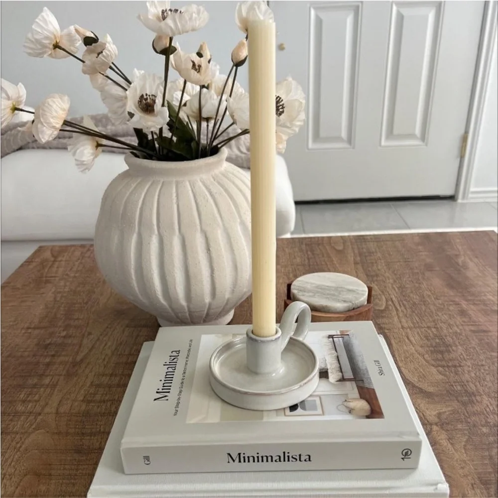 Ceramic Taper Candle Holder from Hearth & Hand™ with Magnolia